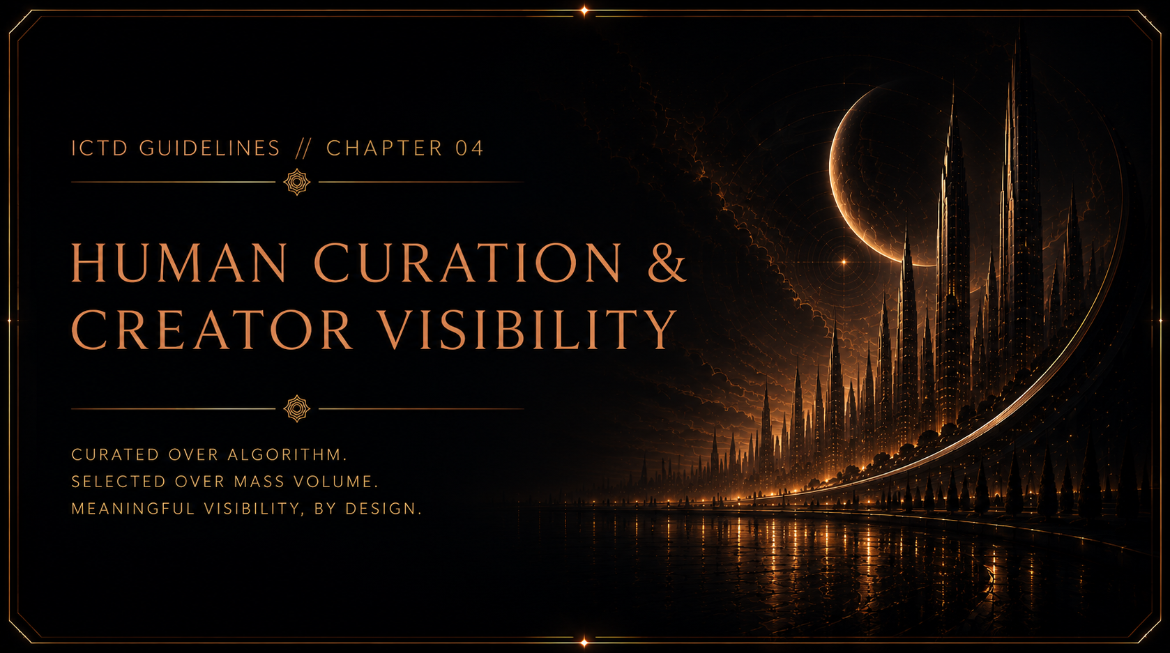 4. HUMAN CREATION & CREATOR VISIBILITY