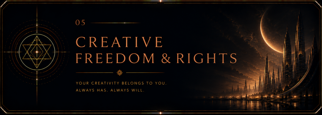 5. CREATIVE FREEDOM & RIGHTS