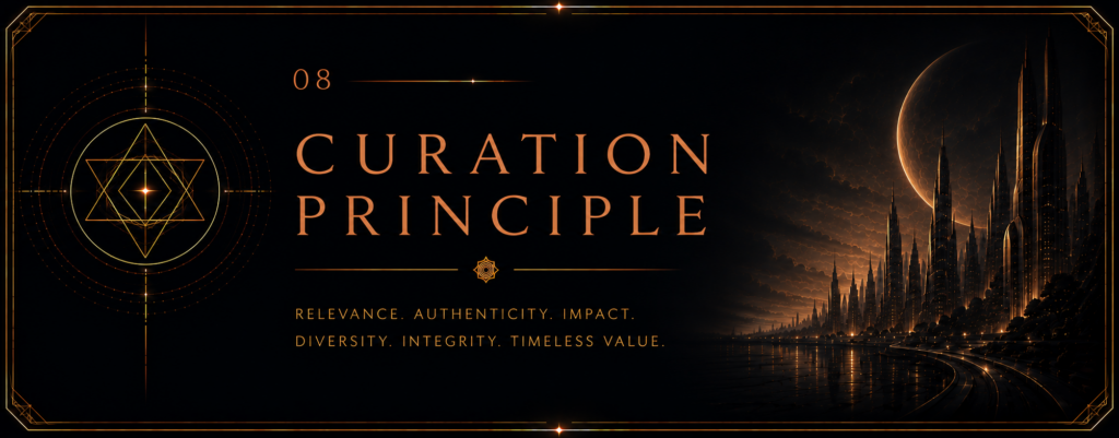 8. CURATION PRINCIPLE