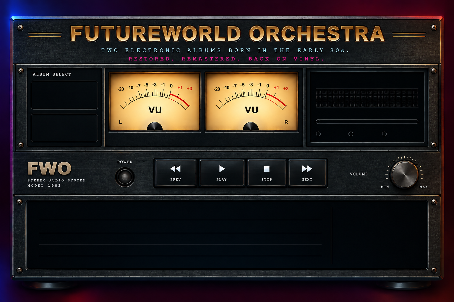 Futureworld Orchestra 1982 Dual Album Player