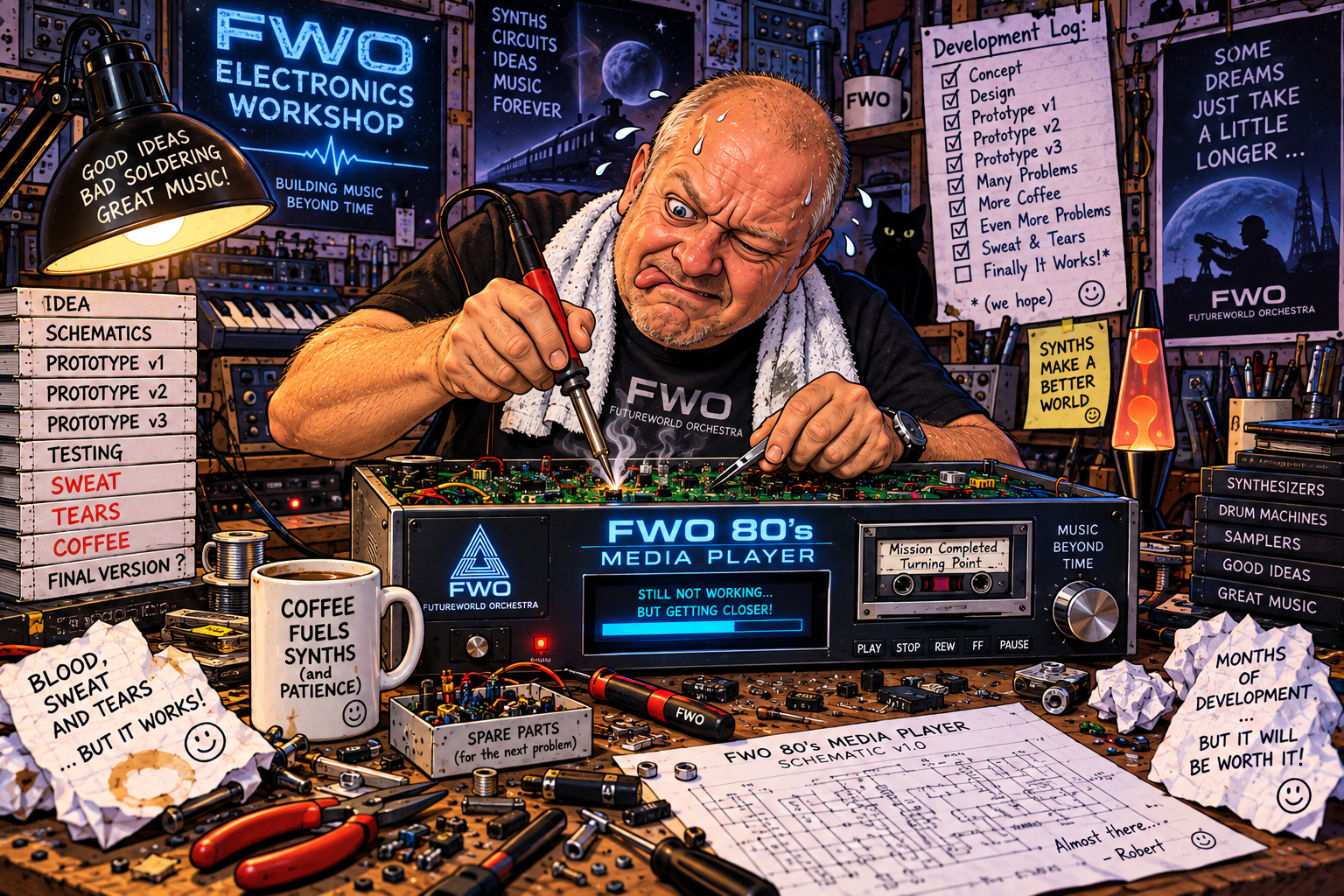 Building the FWO 80's Media Player
